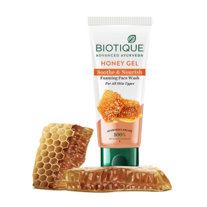 Biotique Honey Gel Sooth and Nourish Foaming Face Wash ( All Skin Type )