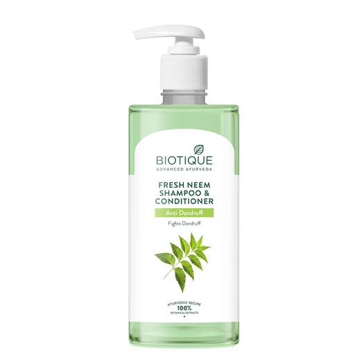 Biotique Fresh Neem Anti Dandruff Shampoo and Conditioner 650 ml