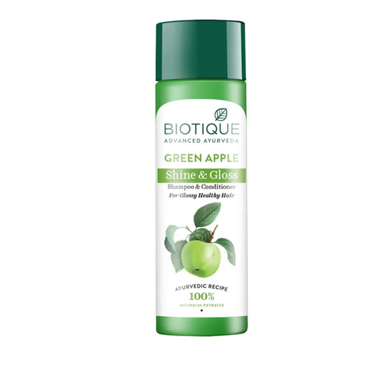 Biotique Green Apple Shine &amp; Gloss Shampoo &amp; Conditioner 340 ml